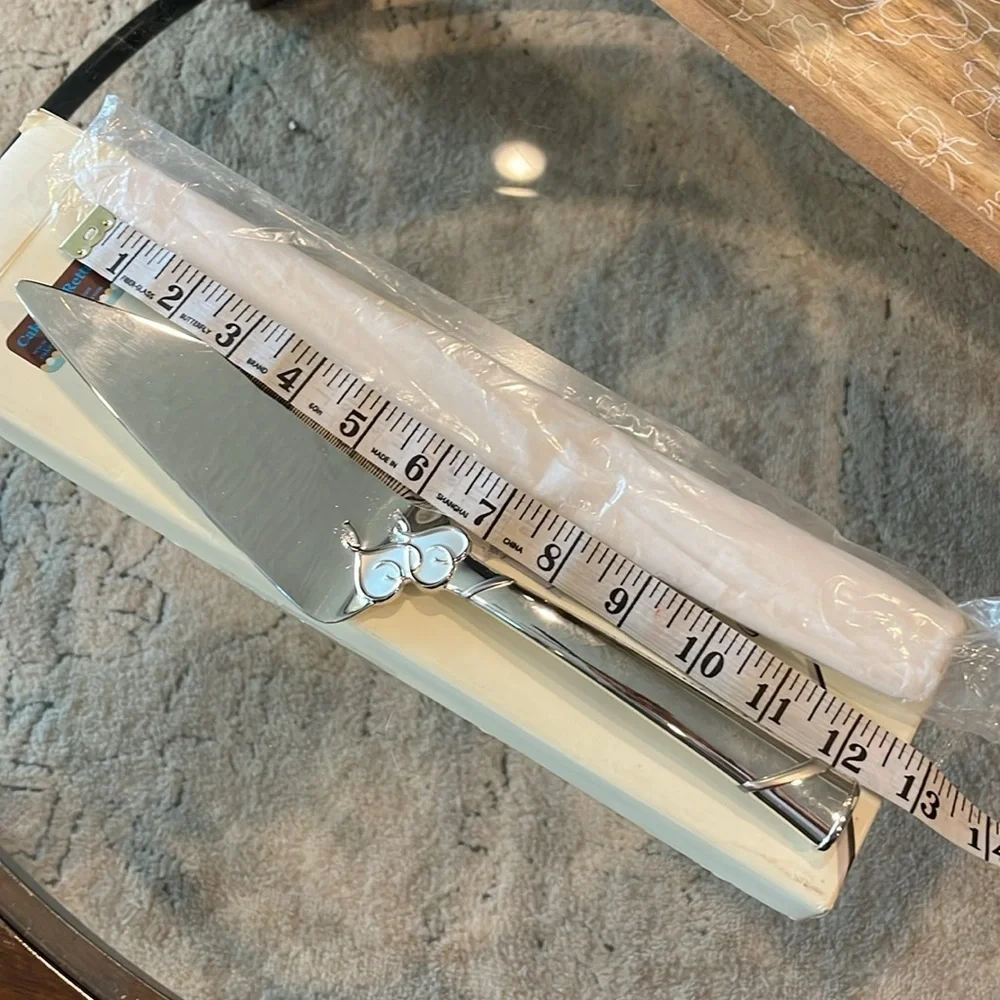 Lenox True Love Silver Cake Server Set